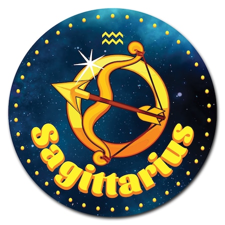 Signmission Sagittarius Circle Corrugated Plastic Sign C-8-CIR-Sagittarius